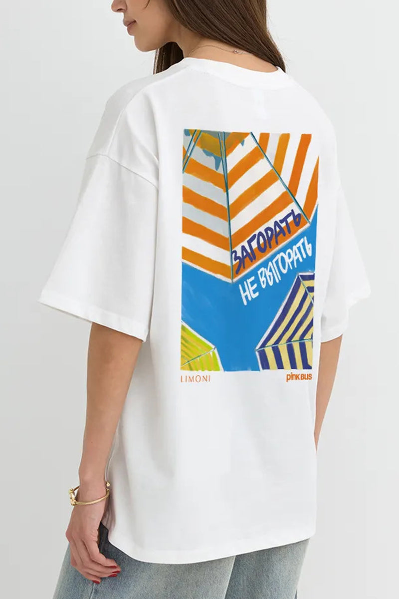 Back Graphic Print T-Shirt