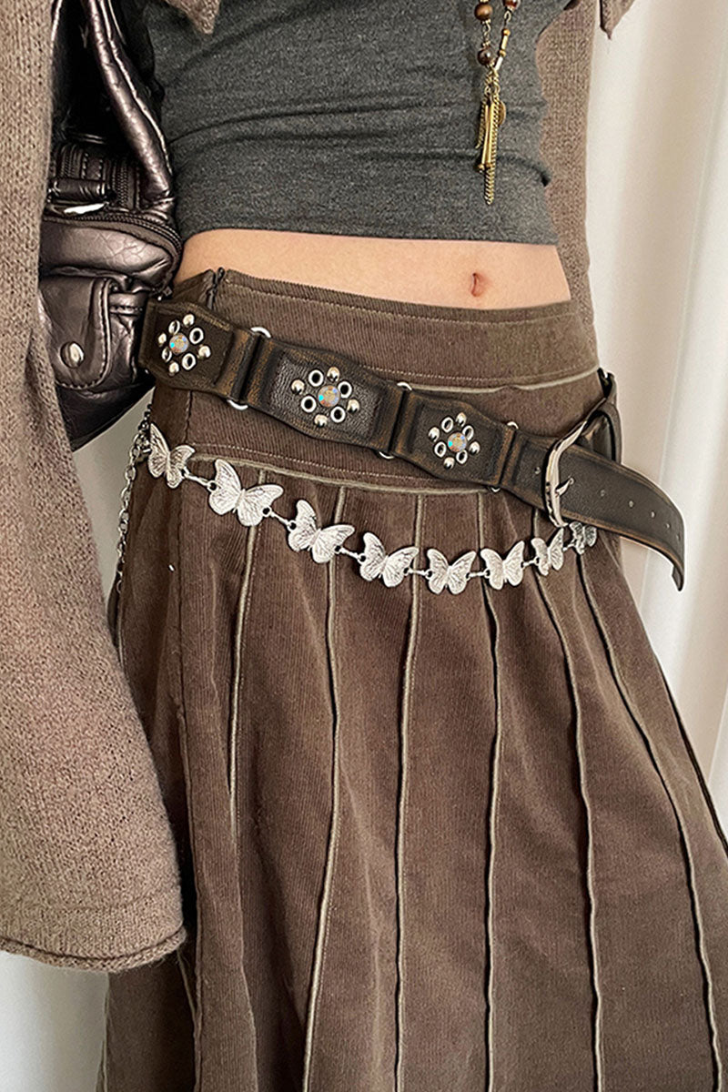 Butterfly Chain Studded Belt