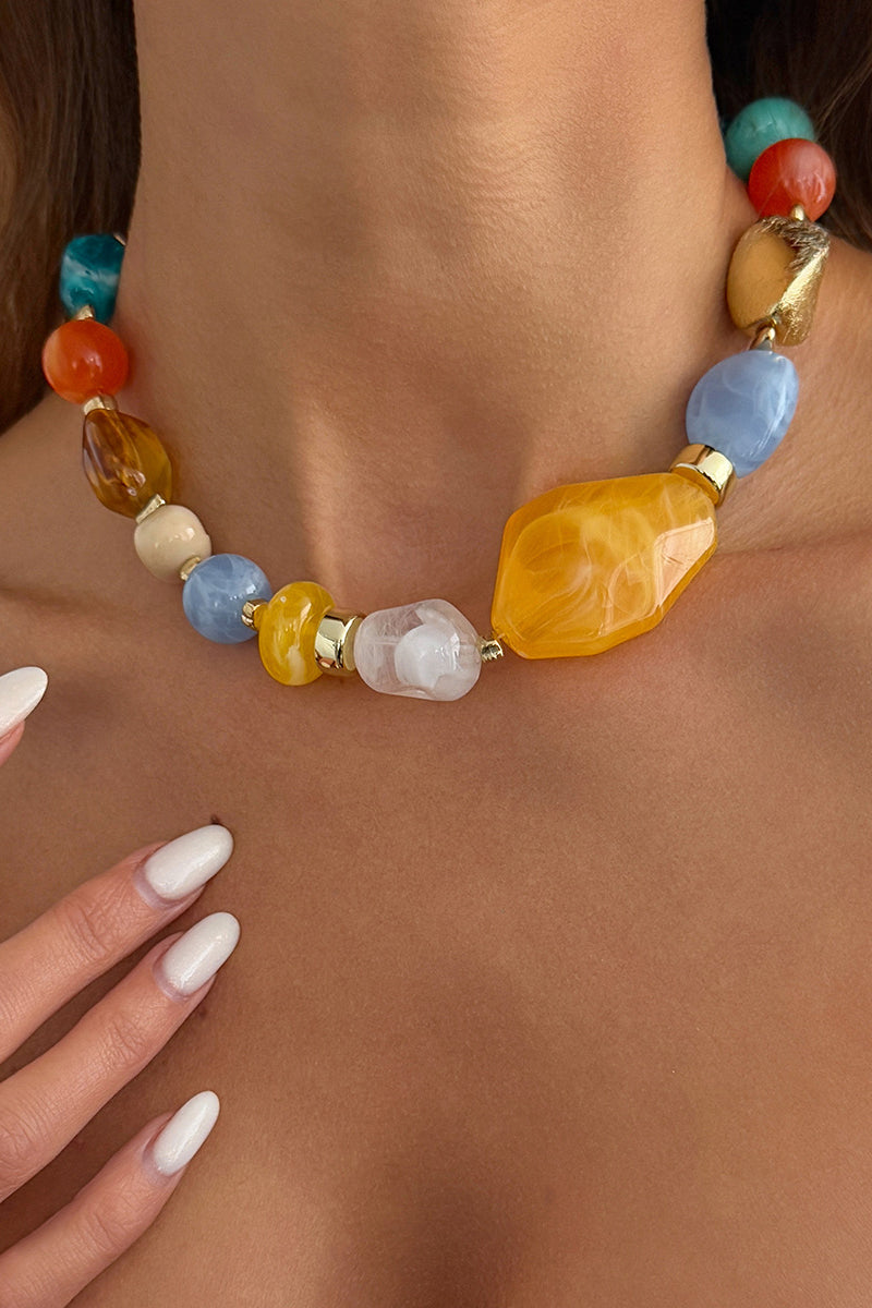 Bold Bead Statement Necklace