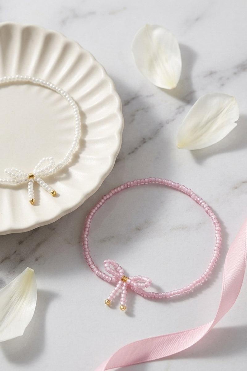 Bow Beaded Bracelet