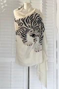 Animal Print Sheer Cape