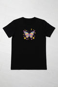 Butterfly Embroidered T-Shirt