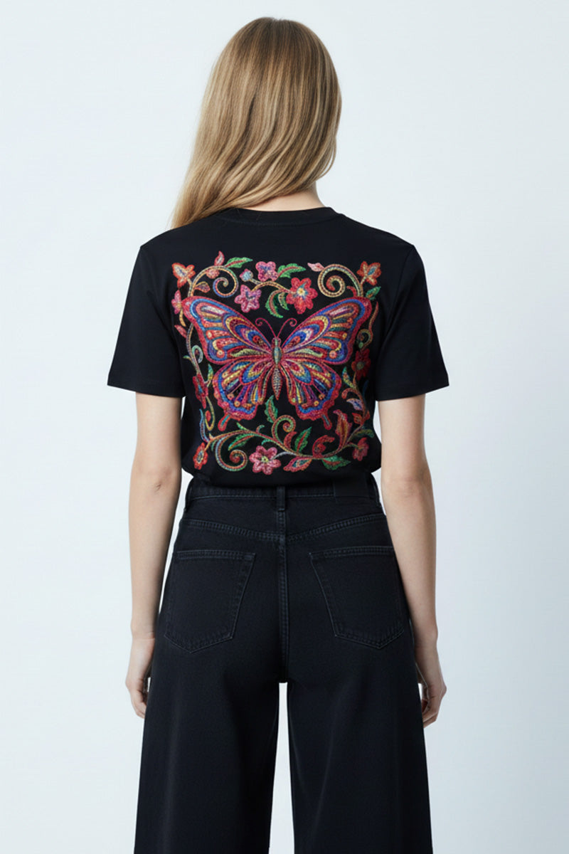 Butterfly Garden Art T-Shirt
