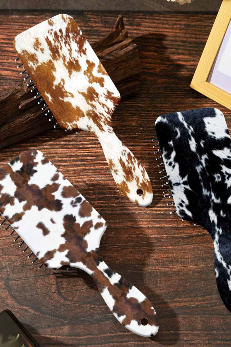 Animal Print Paddle Hairbrush