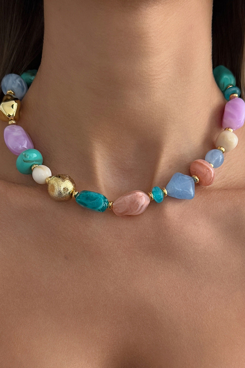 Bold Bead Statement Necklace