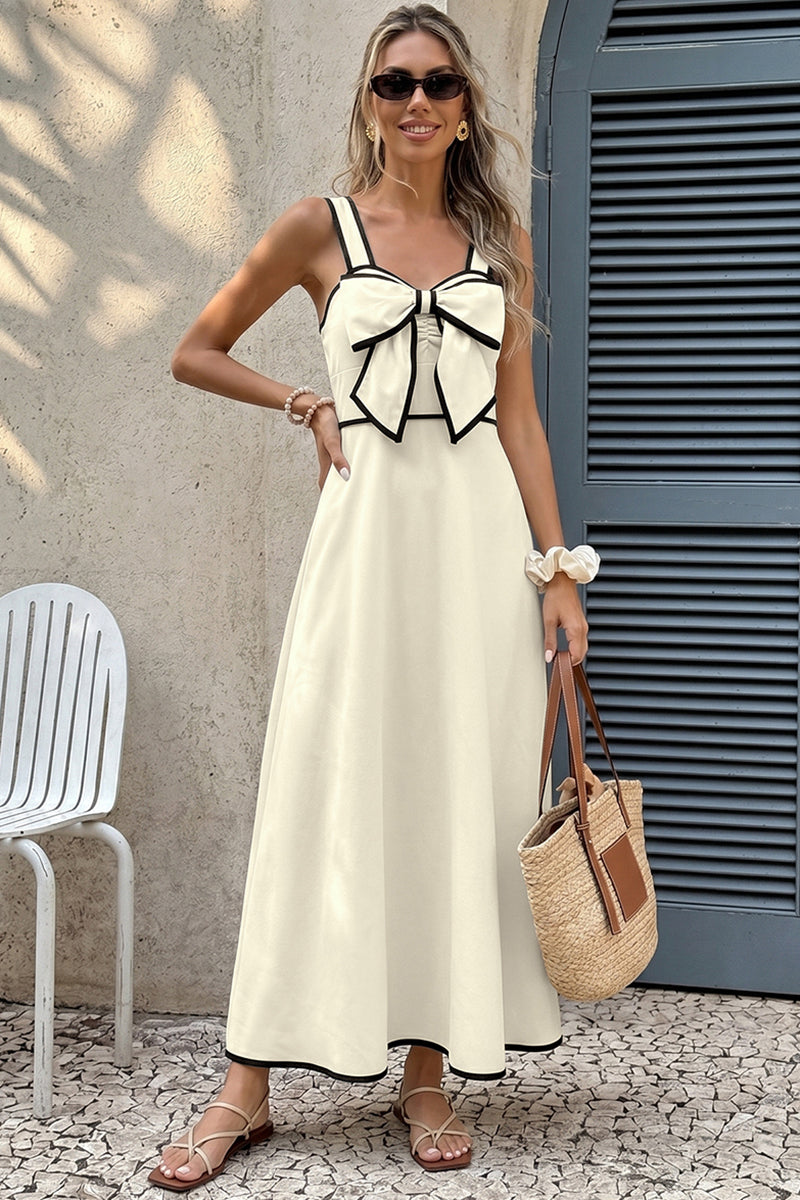 Bow Accent Casual Dress