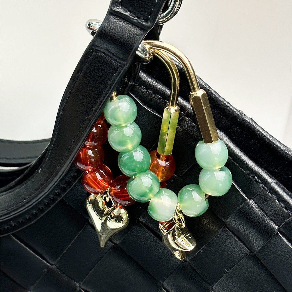 Beaded Charm Keychain