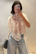 Asymmetrical Sheer Top