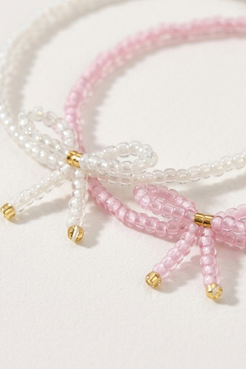 Bow Beaded Bracelet