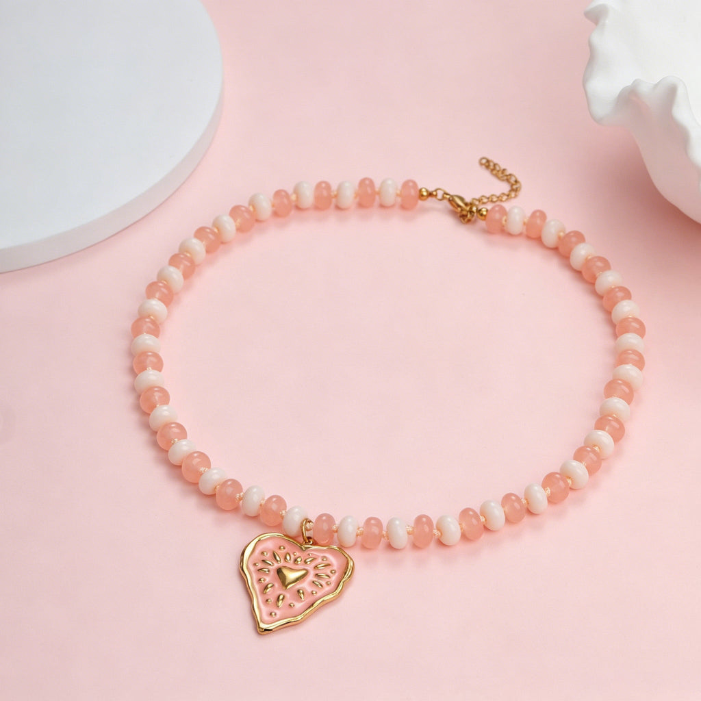 Beaded Pendant Necklace