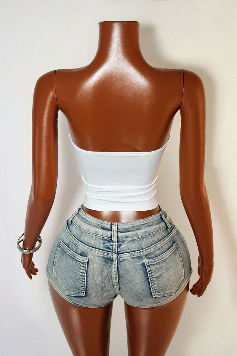 Buckle Cutout Tank Top
