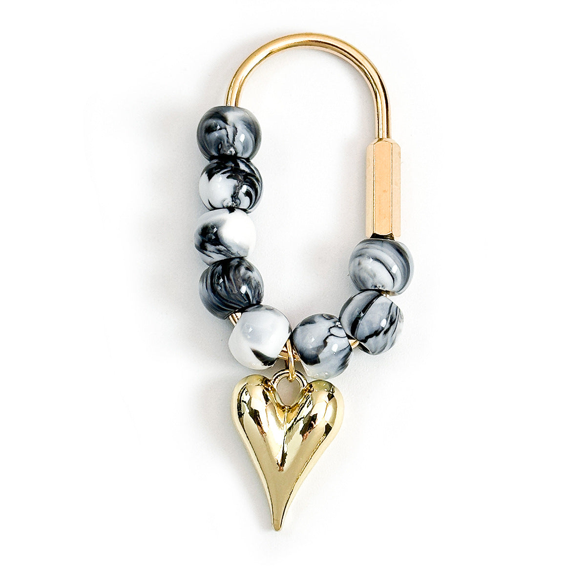 Beaded Charm Keychain