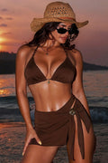 Beachwear Bikini Set with Cover Skirt