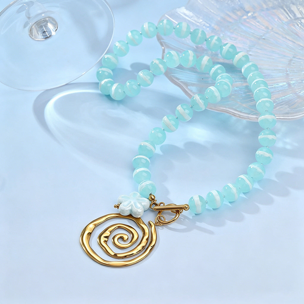 Beaded Pendant Necklace