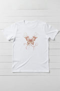 Blush Butterfly Embroidered T-Shirt