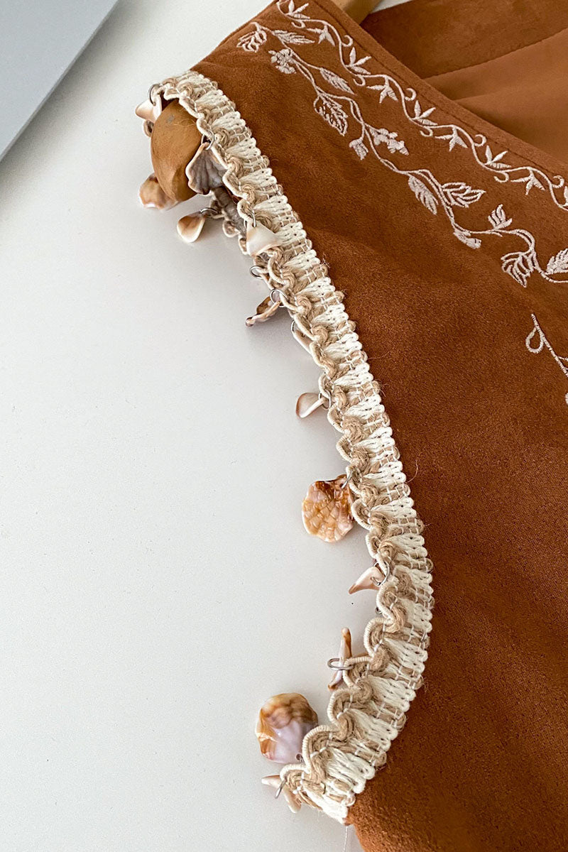 Boho Fringe Sleeveless Vest