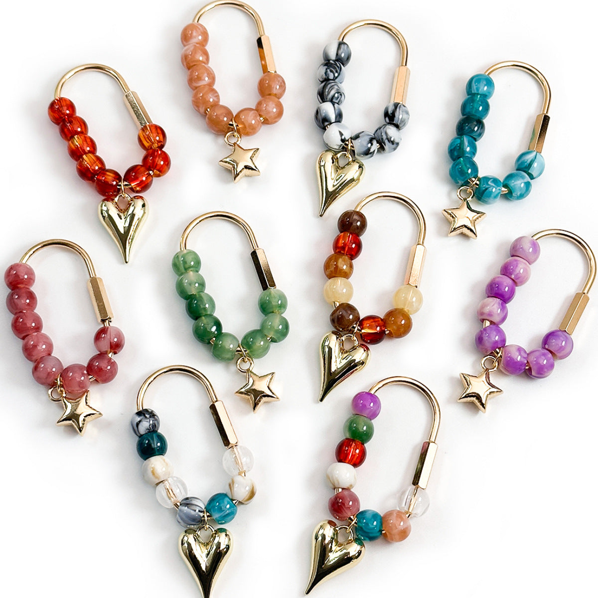 Beaded Charm Keychain