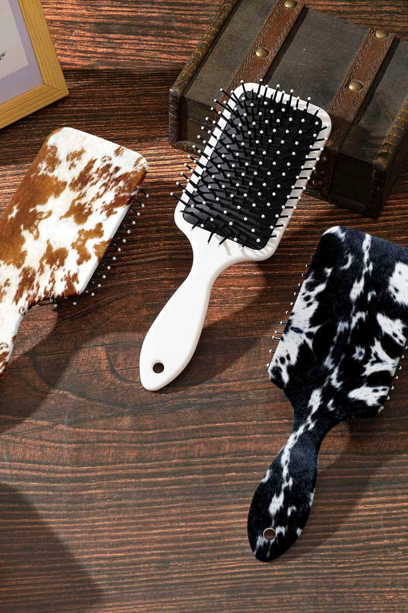 Animal Print Paddle Hairbrush