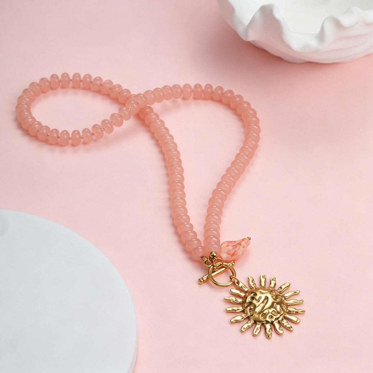 Beaded Pendant Necklace