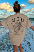 Aloha Palm Graphic T-Shirt
