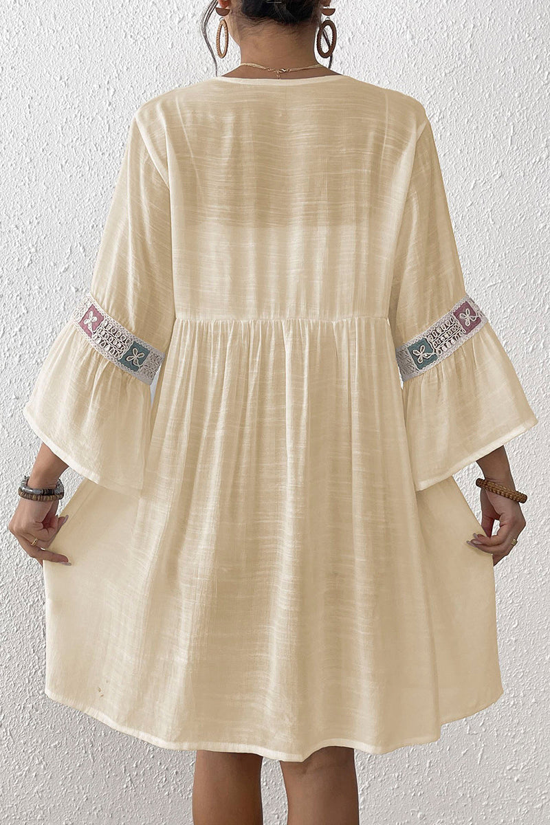 Bohemian Tie-Waist Kimono Cover-Up