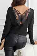 Butterfly Lace V-Back Top