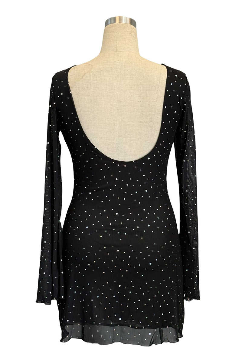 Backless Polka Dot Casual Dress