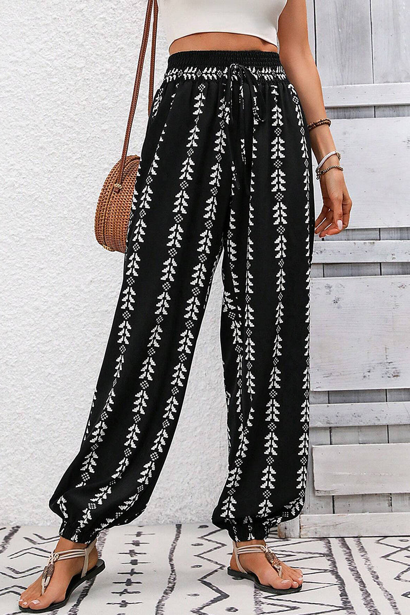 Bohemian Patterned Casual Pants