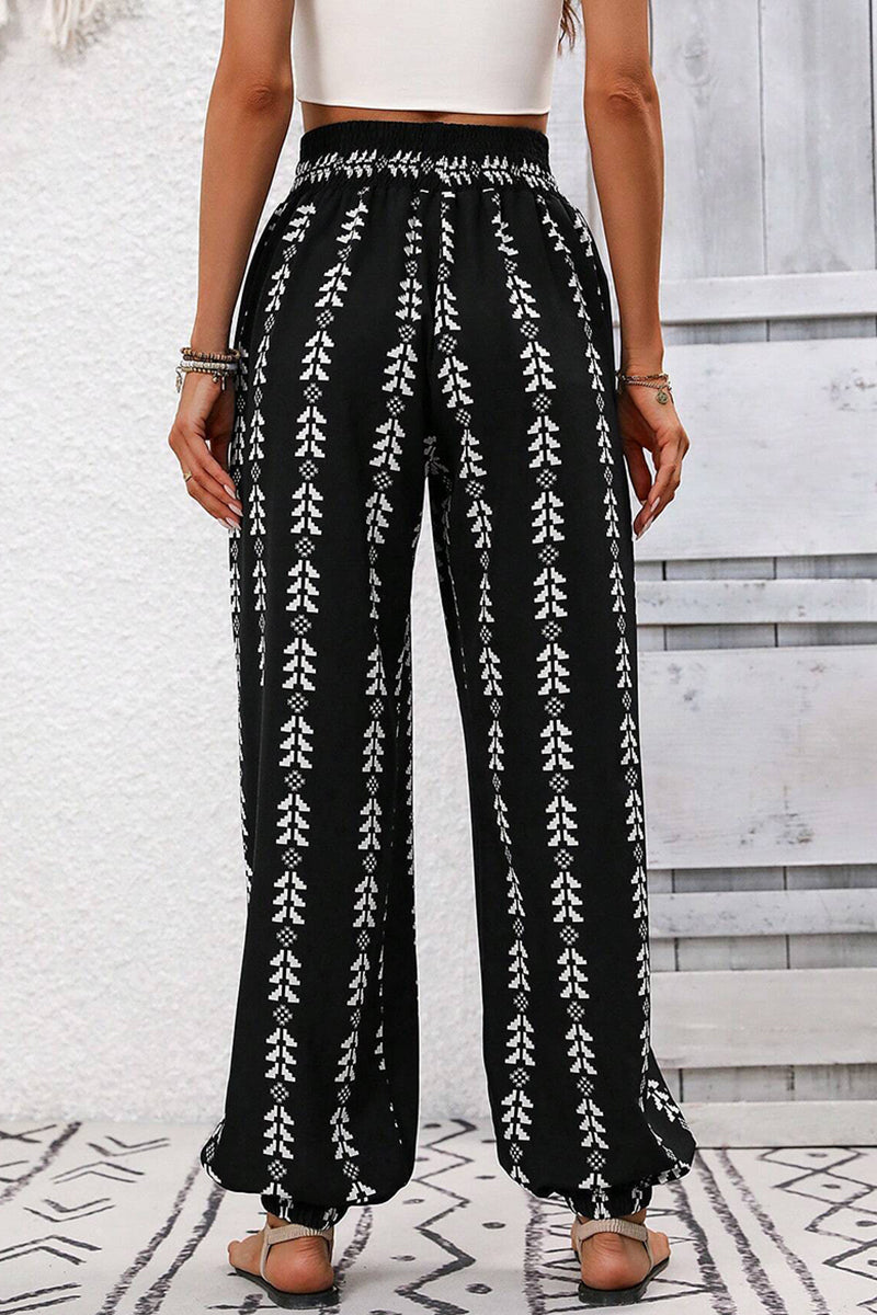 Bohemian Patterned Casual Pants