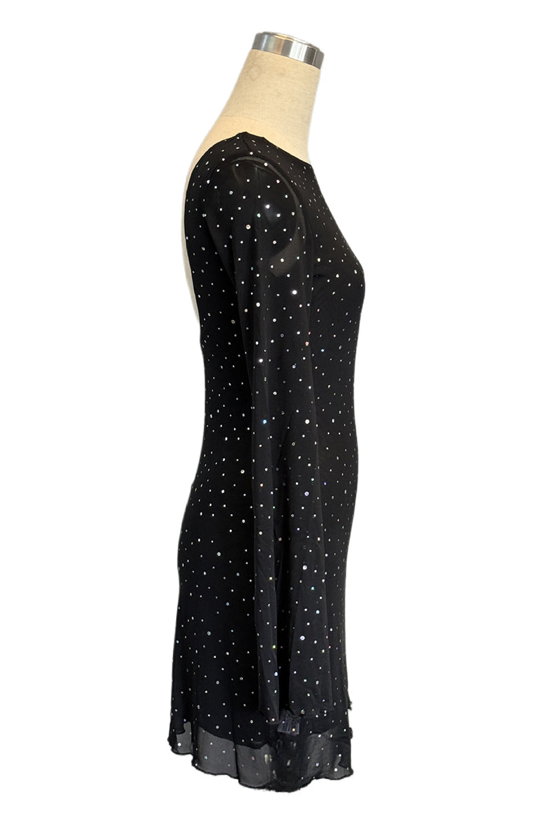 Backless Polka Dot Casual Dress