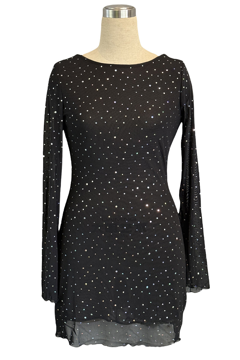 Backless Polka Dot Casual Dress