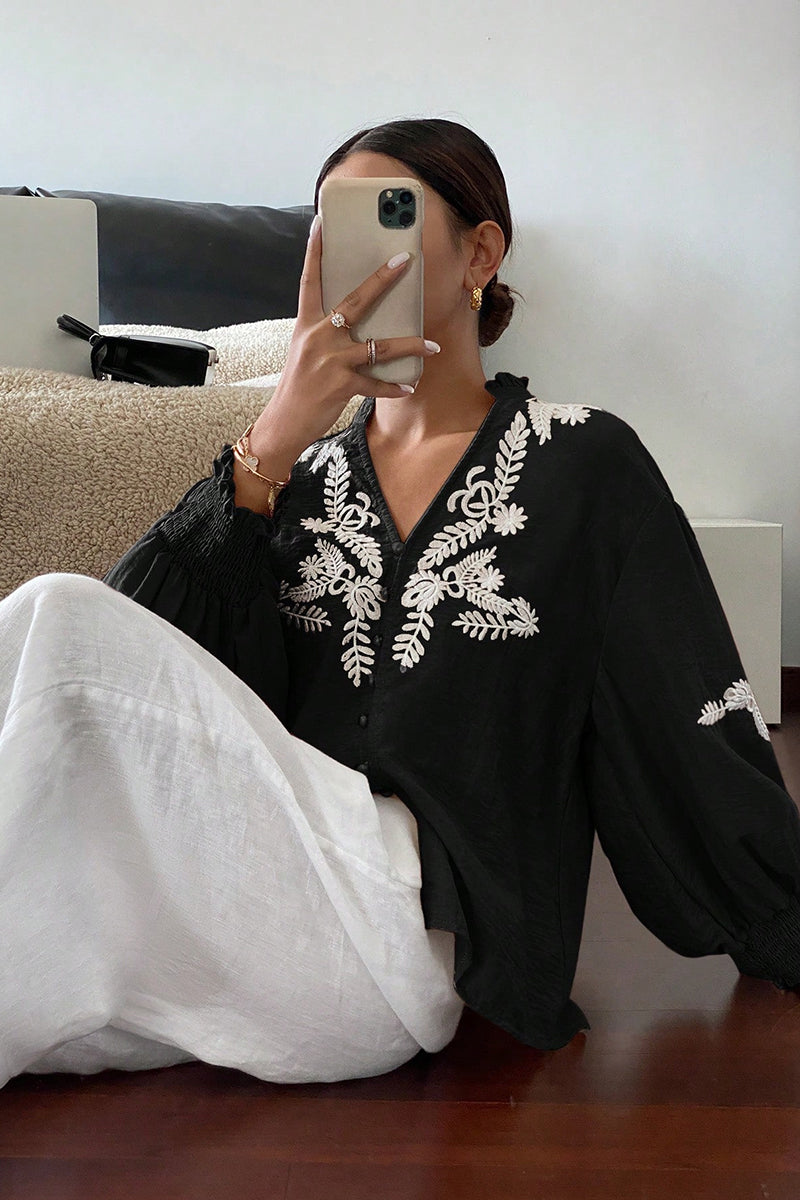 Boho Long Sleeve Blouse
