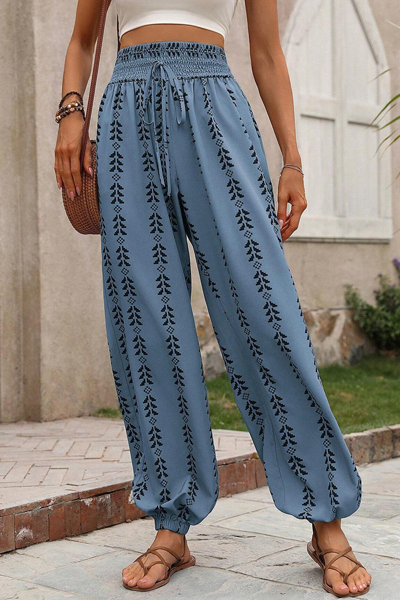 Bohemian Patterned Casual Pants