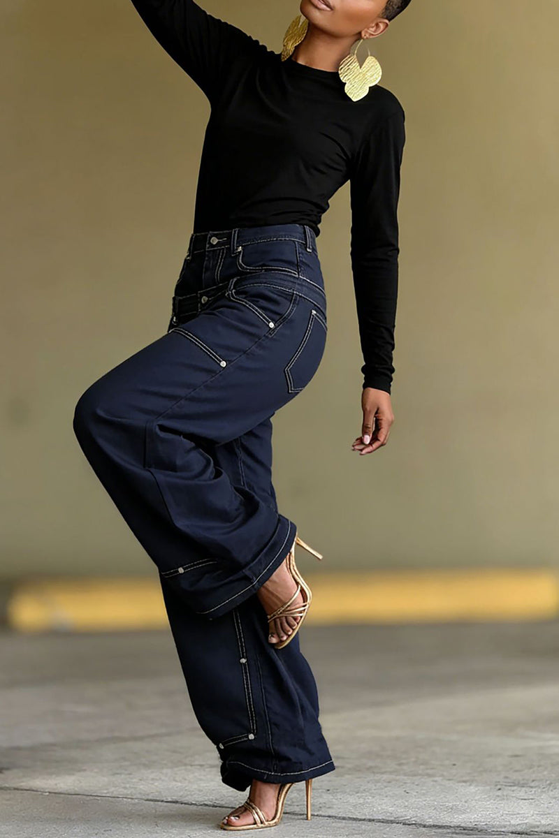 Bold Statement Straight Leg Jeans