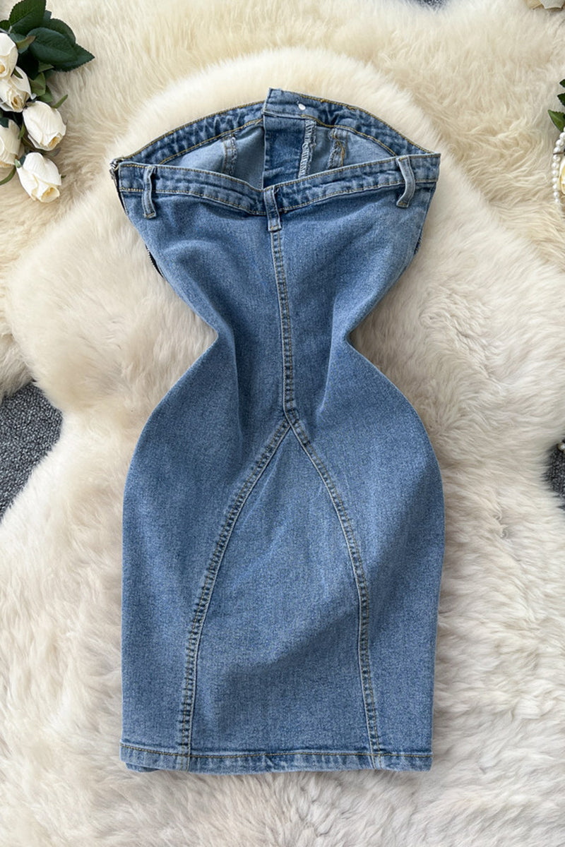 Bodycon Denim Dress