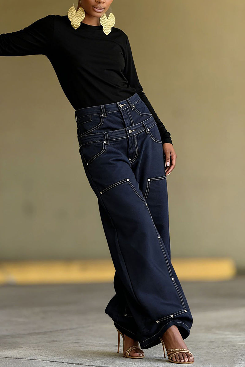 Bold Statement Straight Leg Jeans