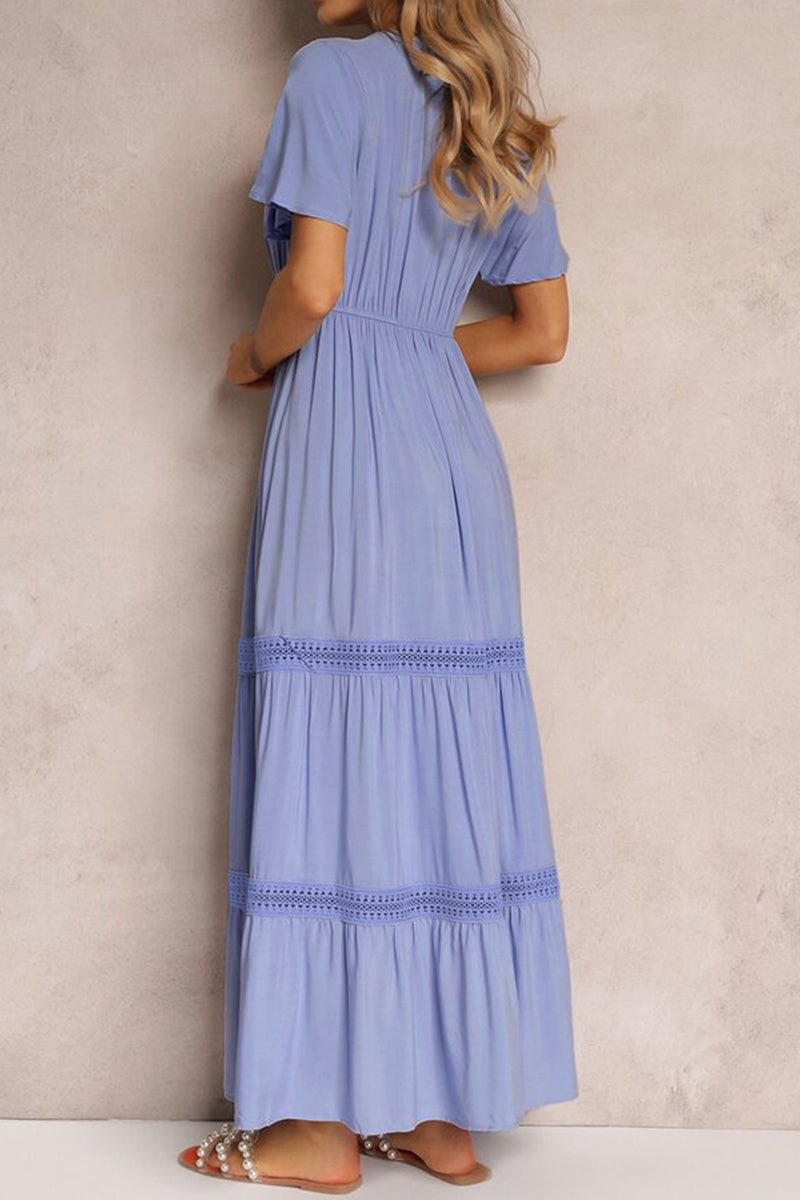 Bohemian Flowing Maxi Casual Dress
