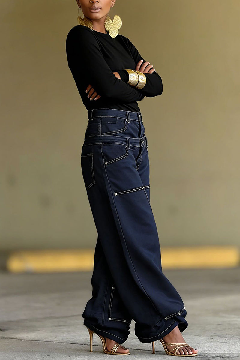 Bold Statement Straight Leg Jeans