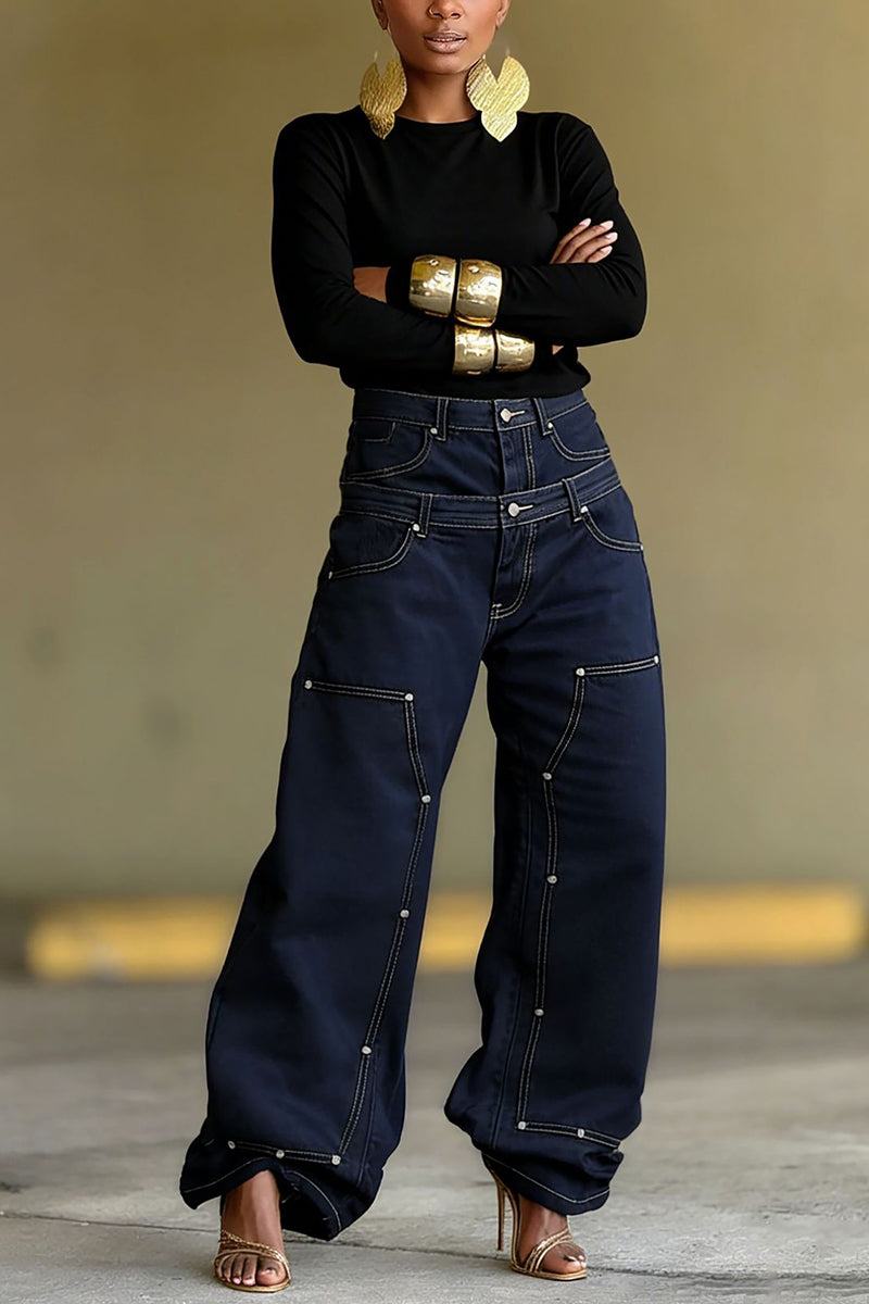 Bold Statement Straight Leg Jeans