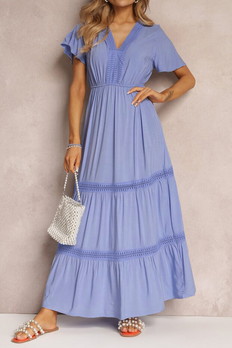 Bohemian Flowing Maxi Casual Dress