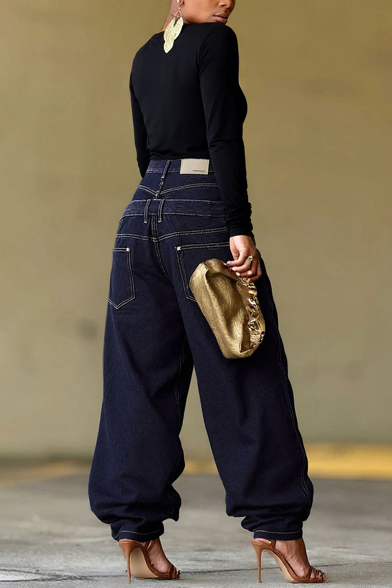 Bold Statement Straight Leg Jeans