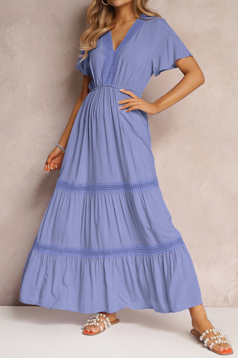 Bohemian Flowing Maxi Casual Dress