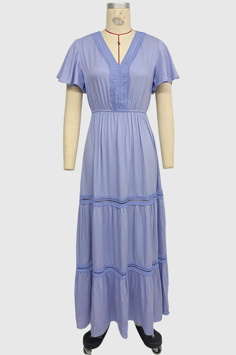 Bohemian Flowing Maxi Casual Dress