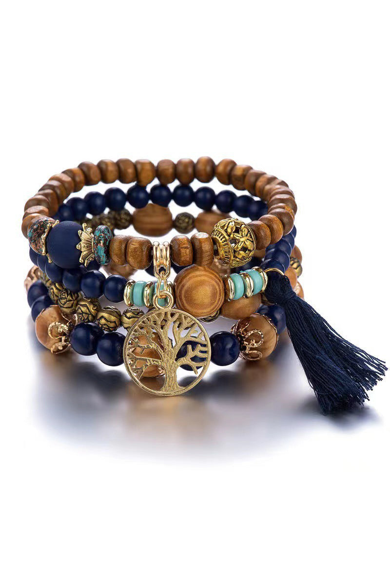 Bohemian Charm Beaded Bracelet