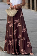 Bohemian Print Tiered Skirt