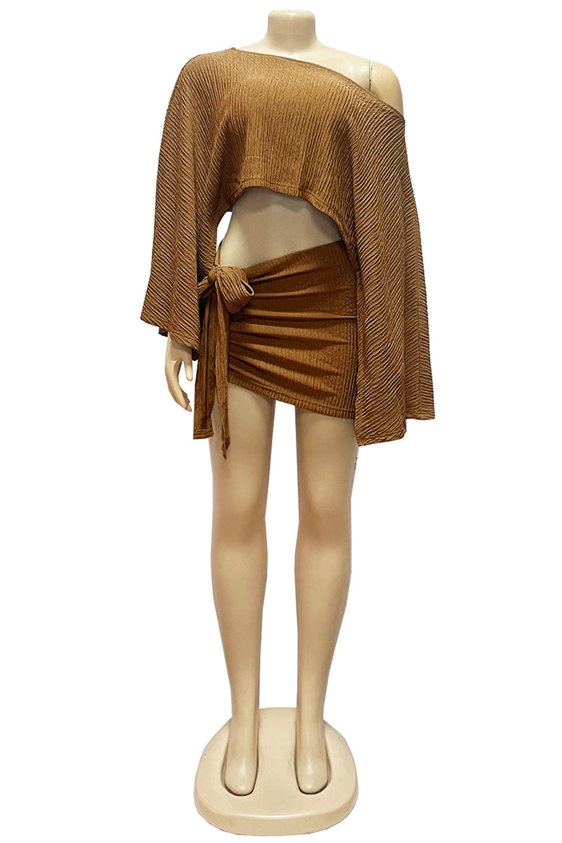 Asymmetrical Skirt Set