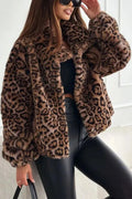 Bold Leopard Print Coat
