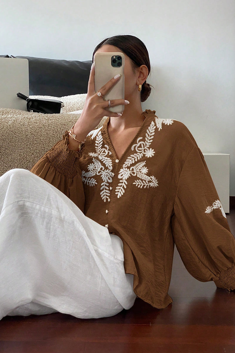 Boho Long Sleeve Blouse
