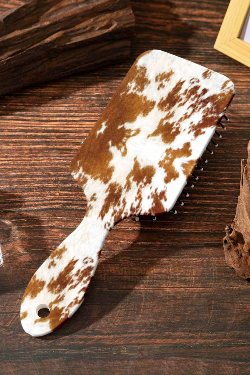 Animal Print Paddle Hairbrush