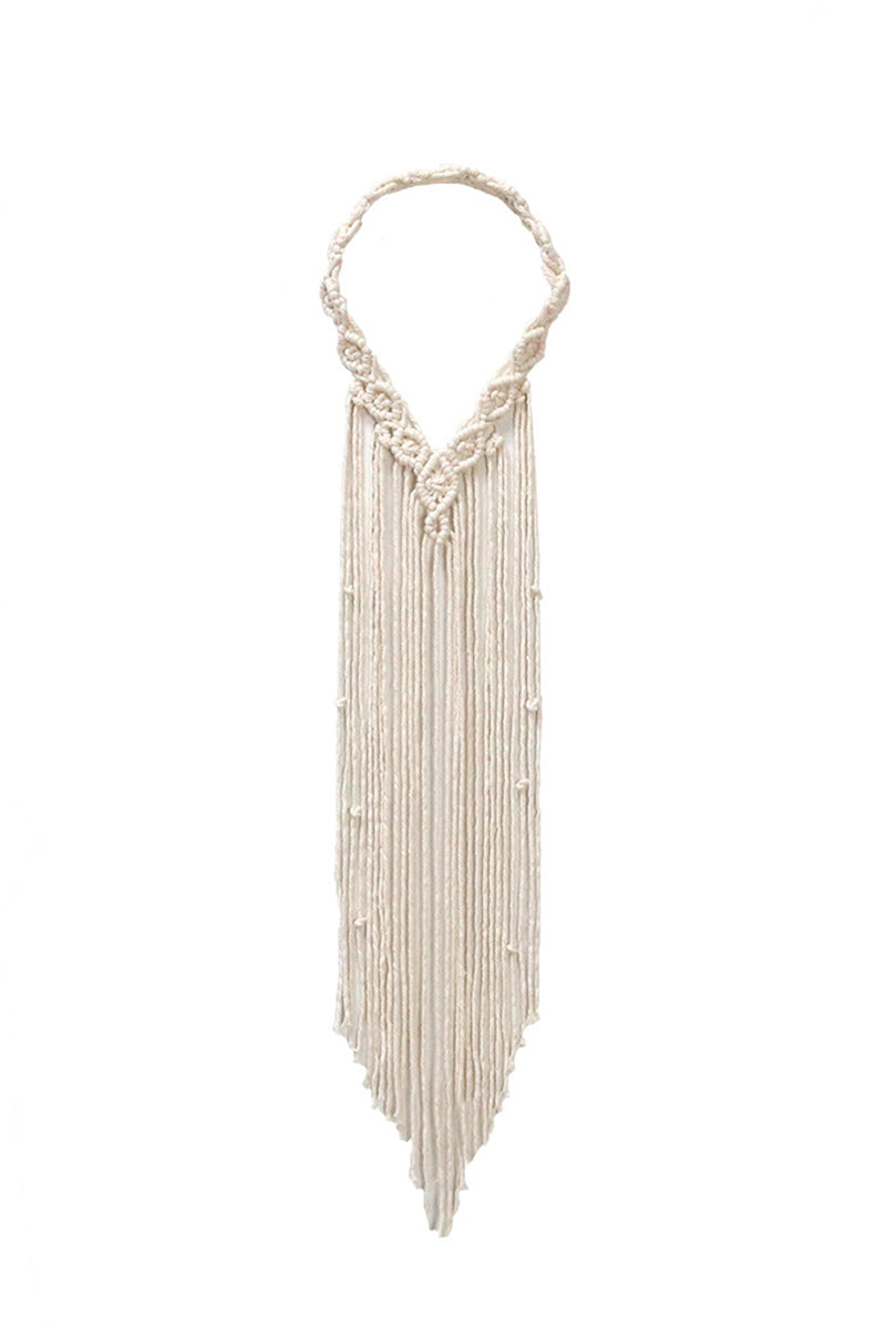 Braided Fringe Statement Necklace